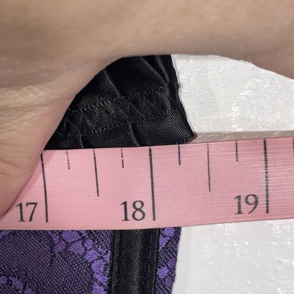 Gothic Purple Lace Corset Bustier Top 2XL Black Ribbon Trim Cosplay Witchy - Picture 8 of 10